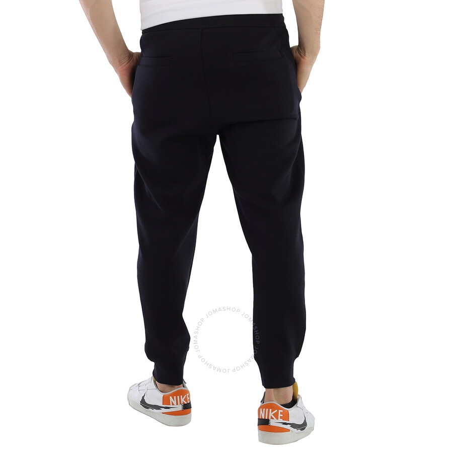 Emporio Armani Men's Navy Logo Embroidered Track Pants - 3