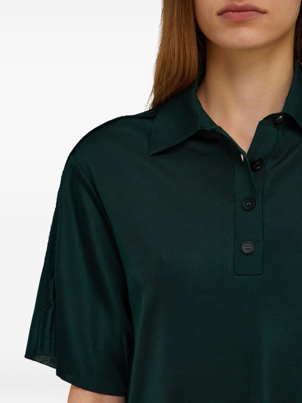 knitted polo shirt - 5