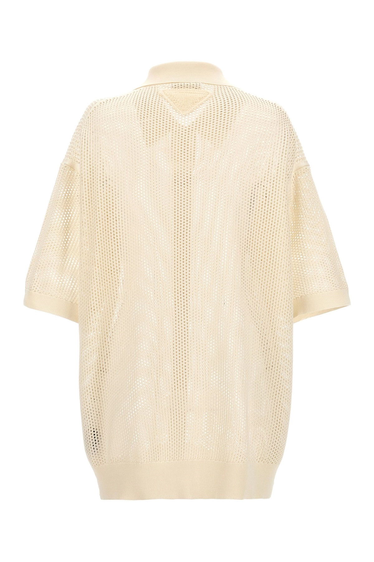 Mesh knit shirt - 3