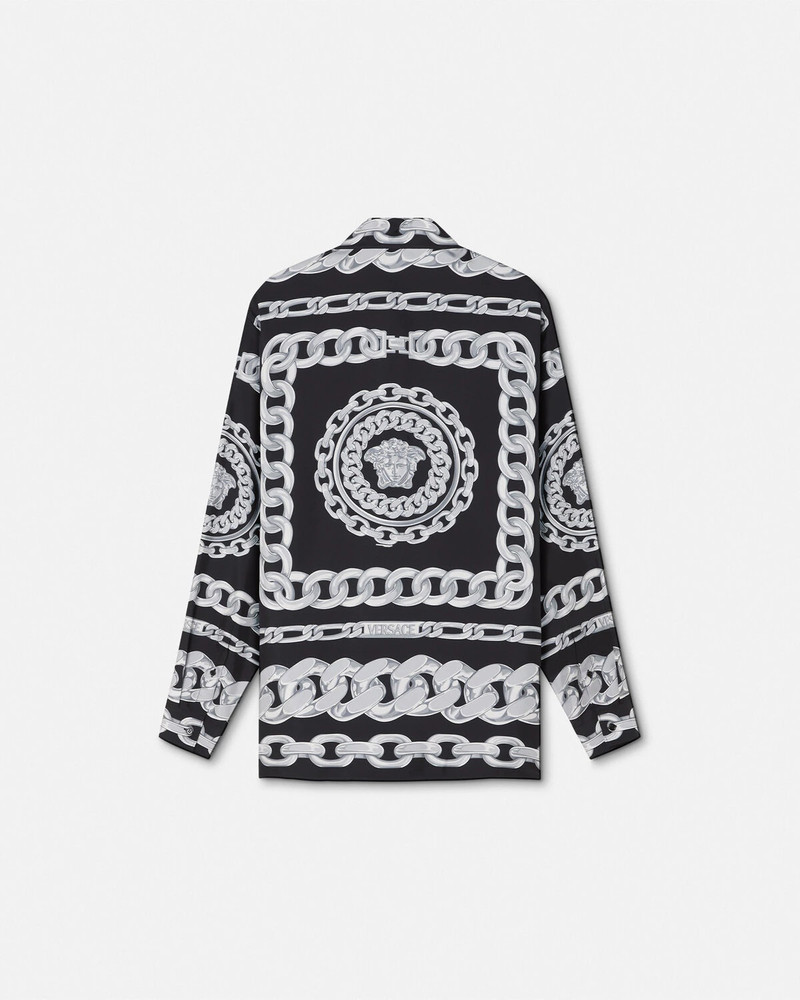 Medusa Chains Silk Shirt 3