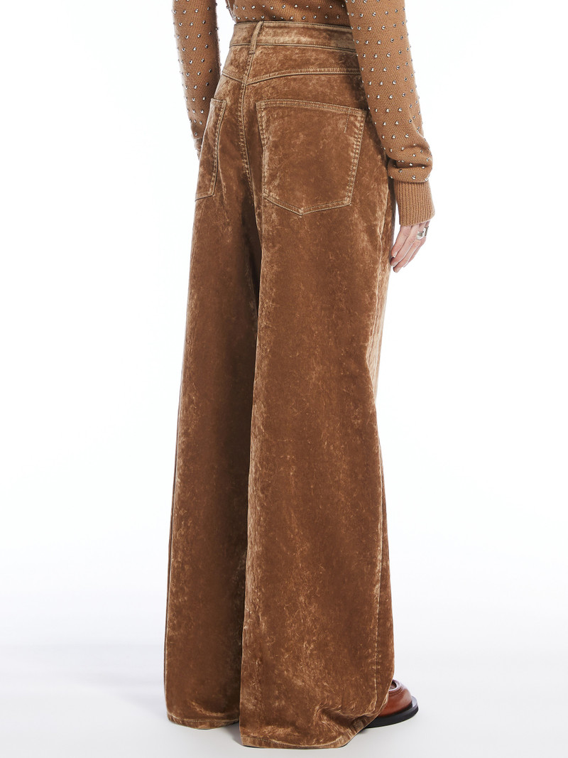 WILSON Oversized 5-pocket flocked denim jeans 4