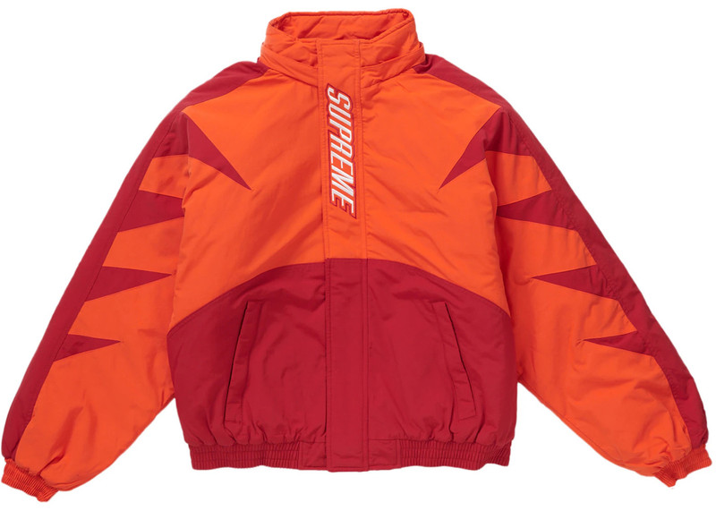 Supreme Supreme Wildcat Sideline Puffer Jacket Orange outlook