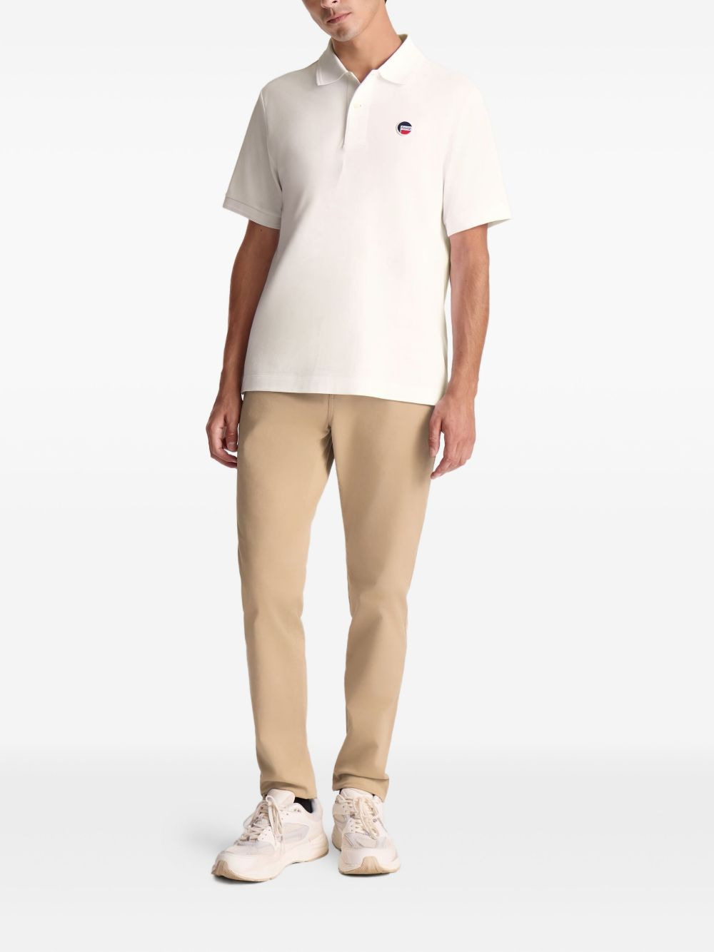 pique cotton polo shirt - 2