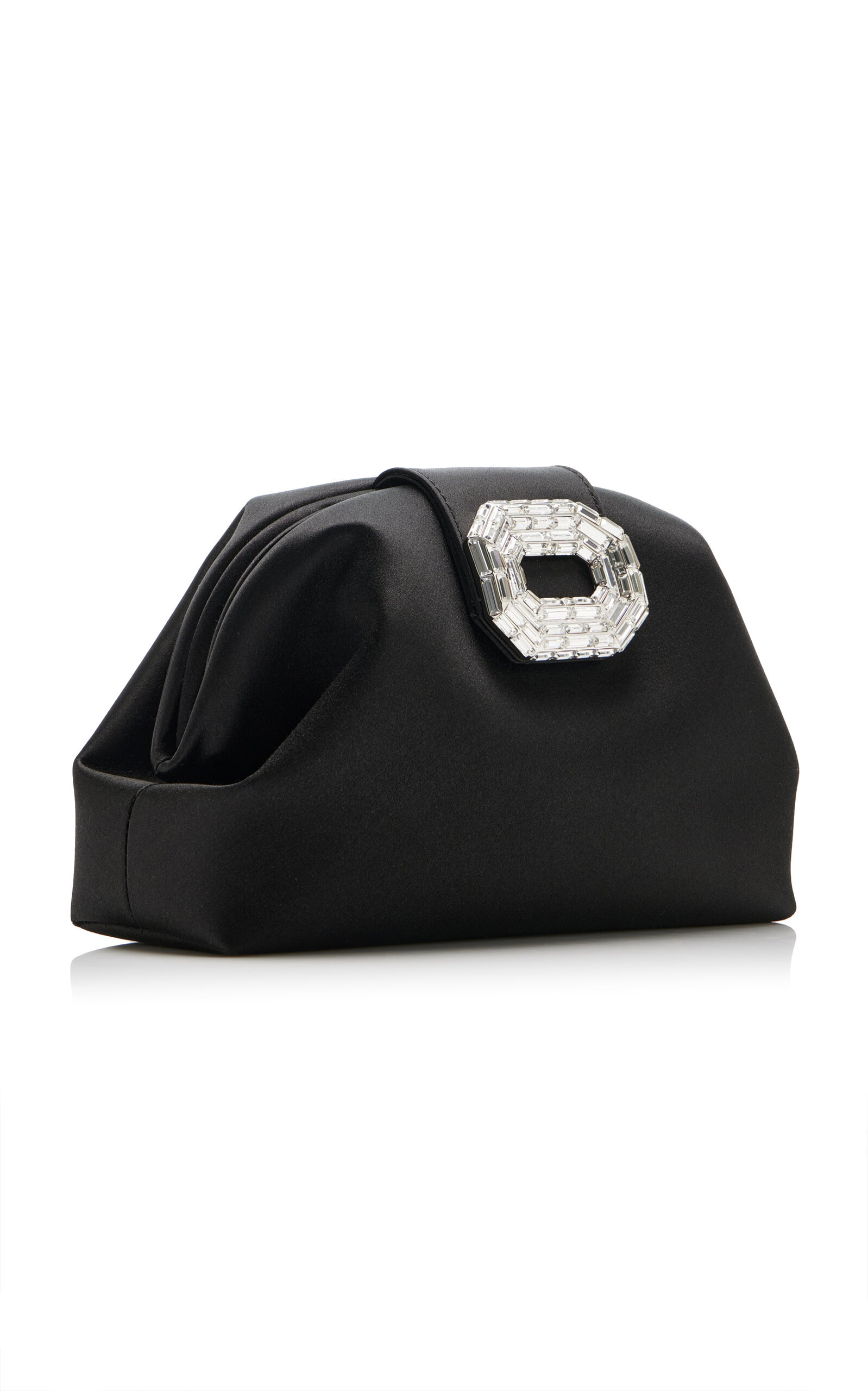 Camelia Satin Clutch black - 5