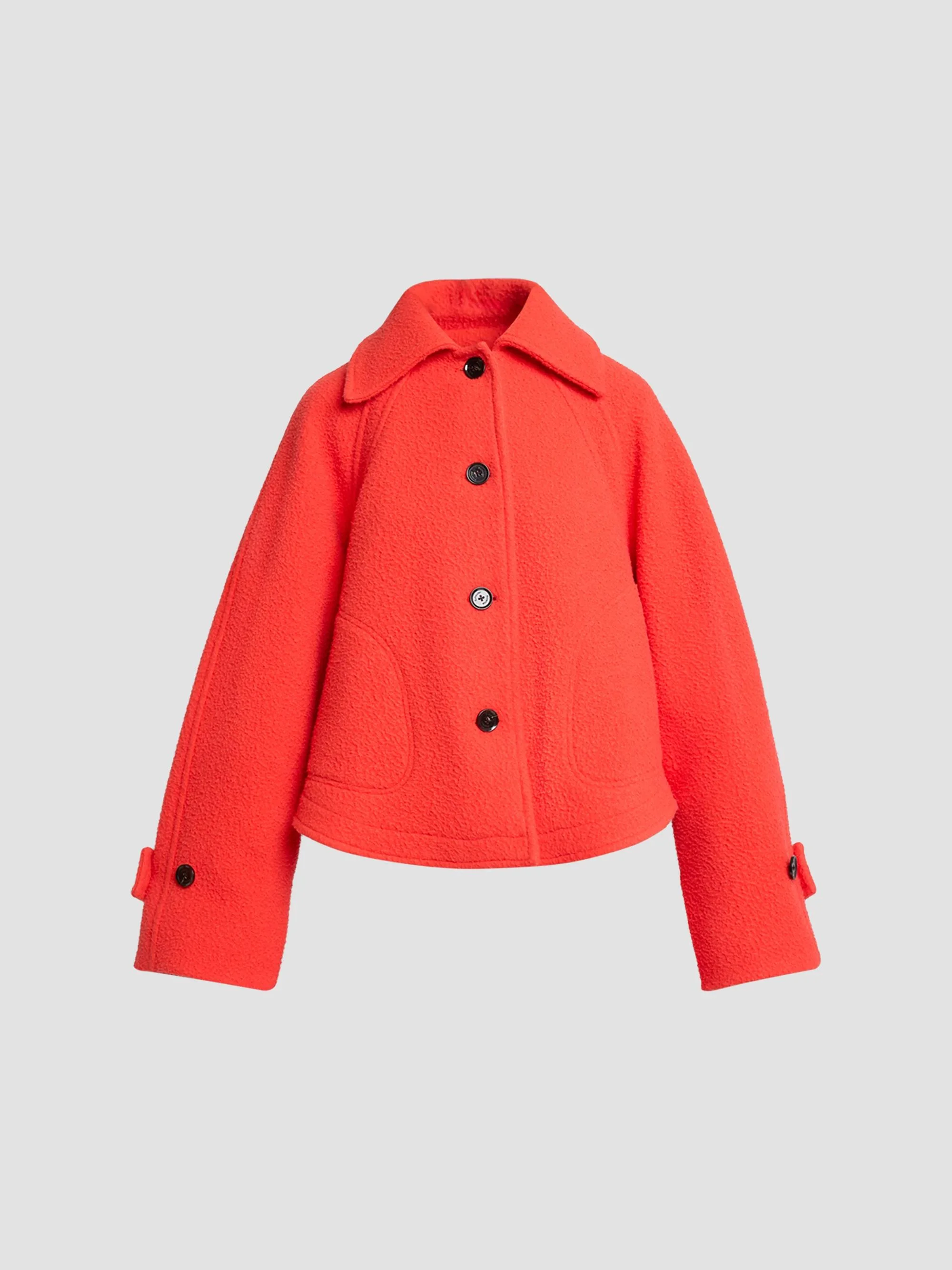 Women's Clarice Casentino Virgin Wool-Blend Jacket - Flame - 1