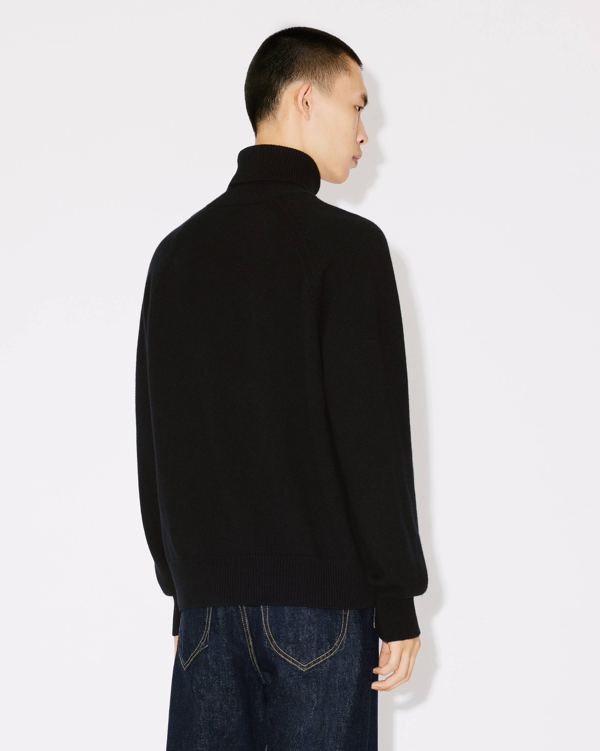 'BOKE FLOWER' Crest roll neck jumper in RWS wool - 4