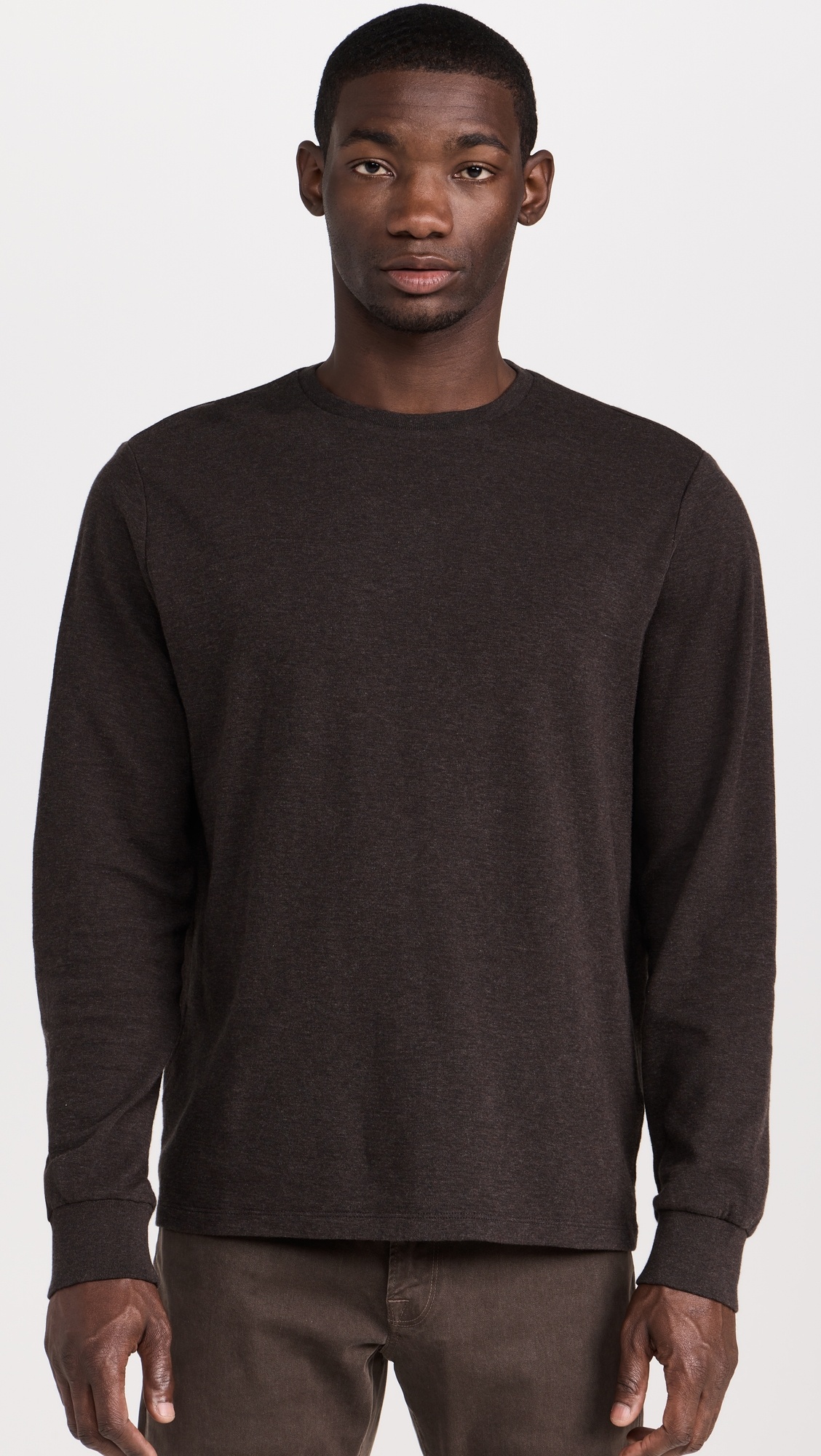 Heather Duofold Long Sleeve Tee - 6