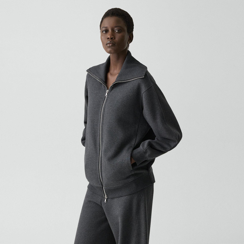 Zip Jacket in Lounge Terry 2
