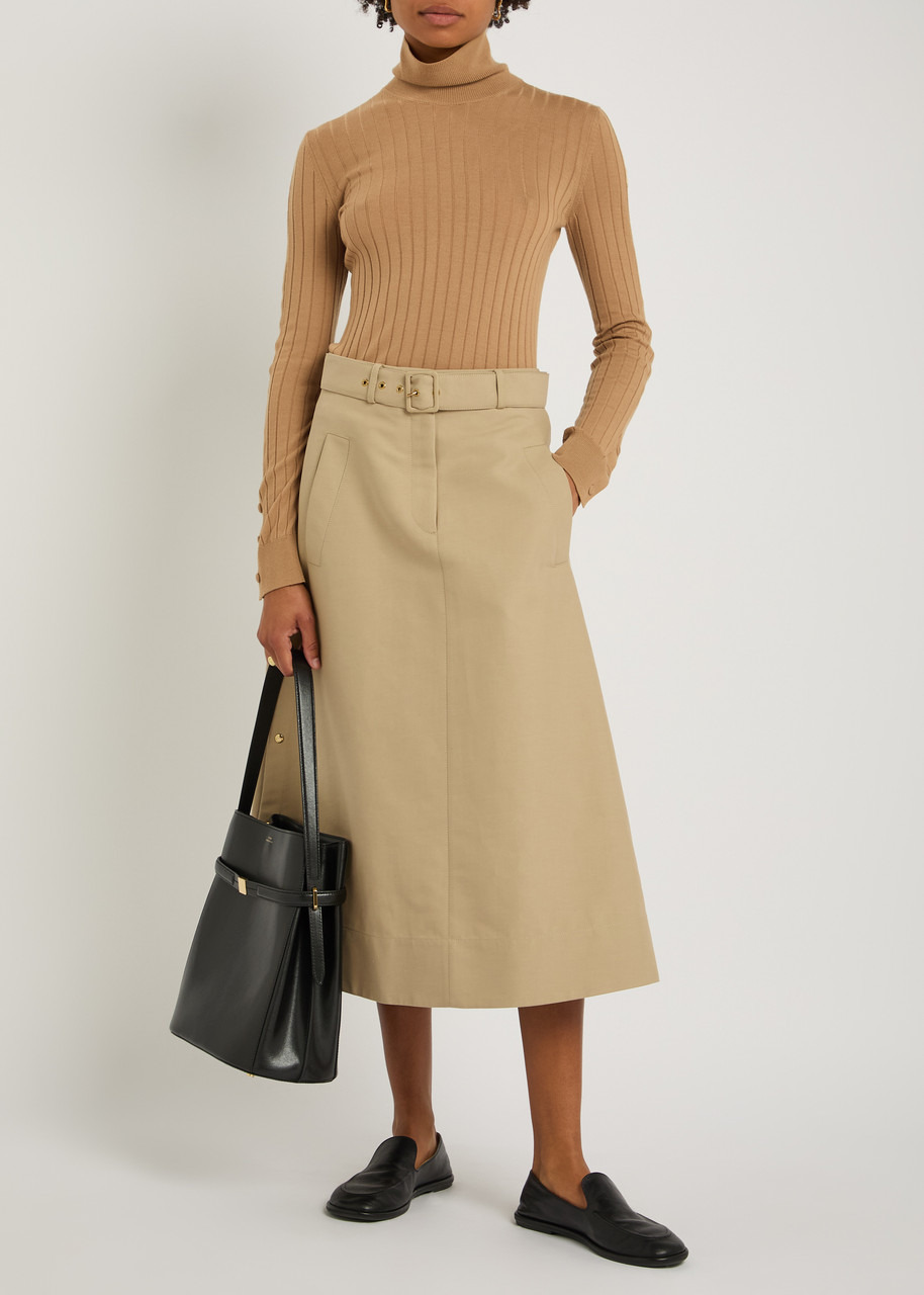 Moncler Ribbed Wool and Cashmere-blend top - 4