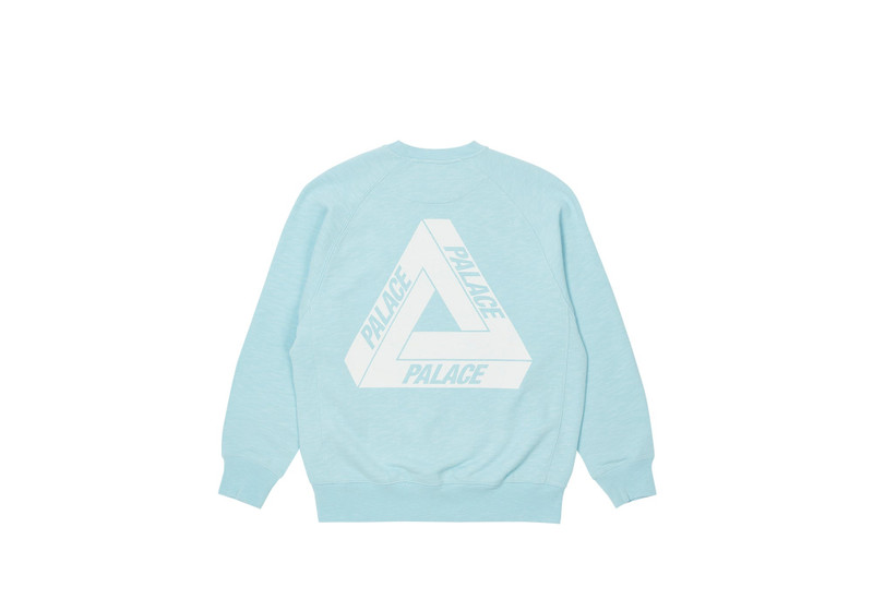 TRI-FERG SLUB CREW LIGHT BLUE - 1