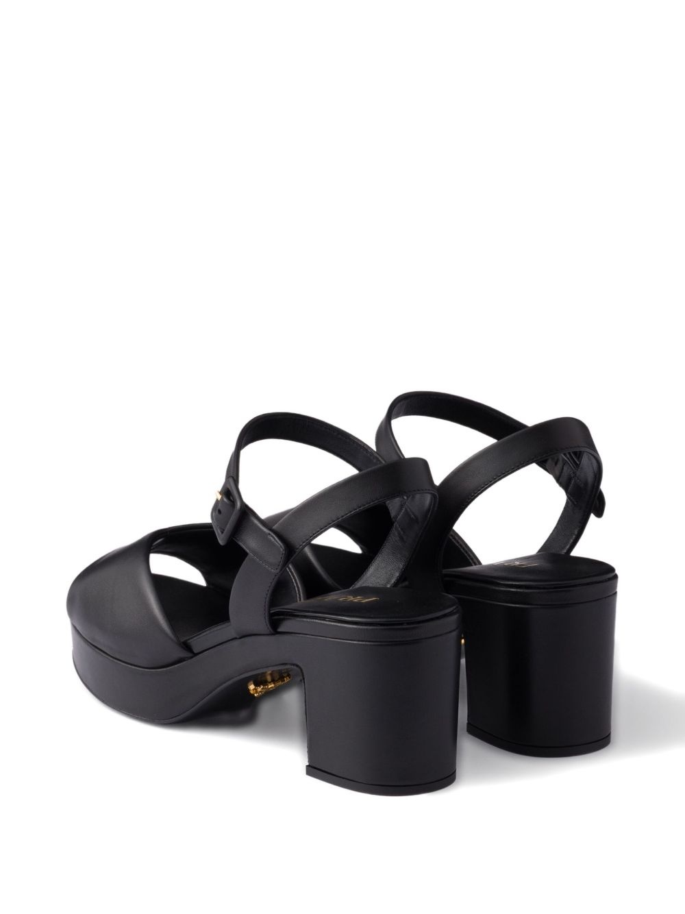 65mm buckle-strap platform sandals - 3