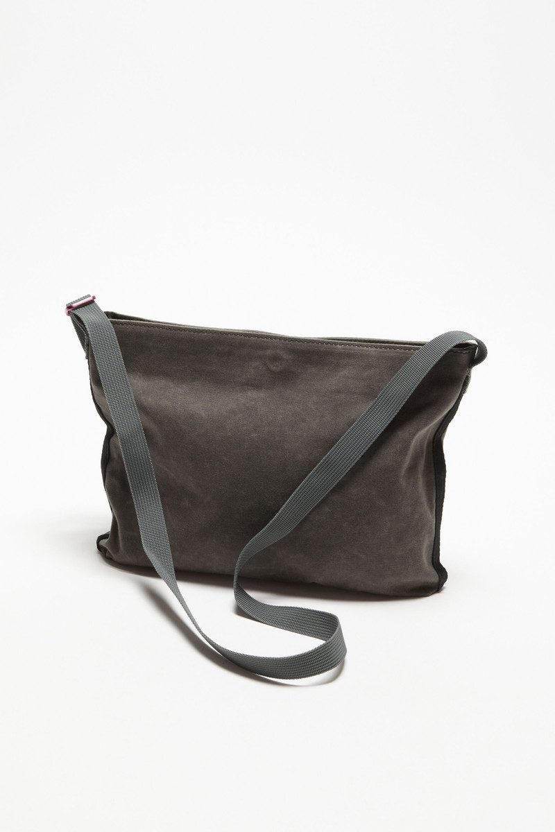 Acne Studios Mini messenger bag - Grey/black outlook