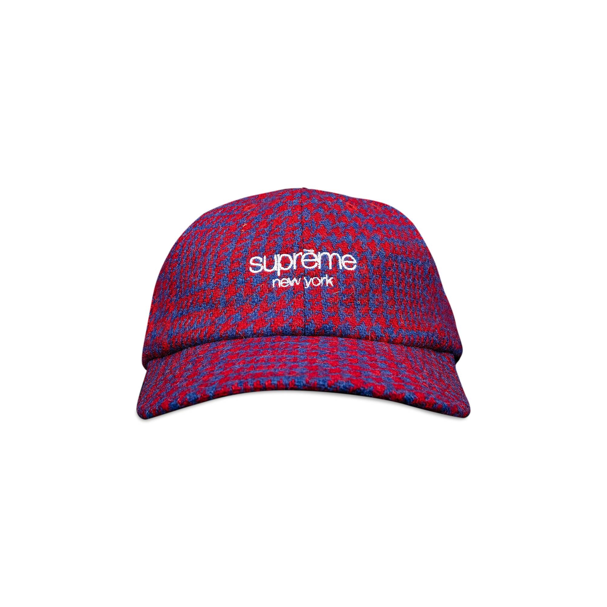 Supreme Supreme Harris Tweed Classic Logo 6-Panel 'Royal Supreme Supreme Harris Tweed Classic Logo 6-Panel 'Royal