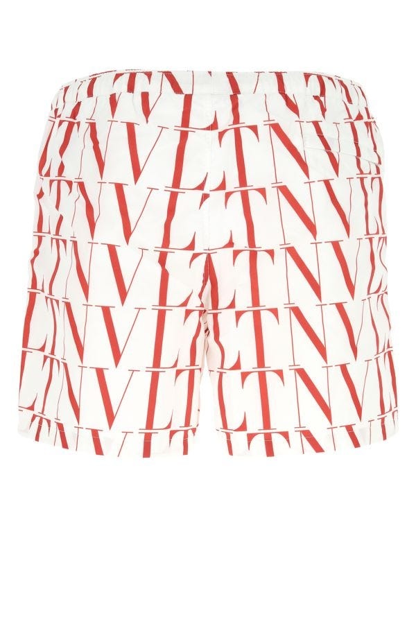 Printed nylon swimming shorts - 2