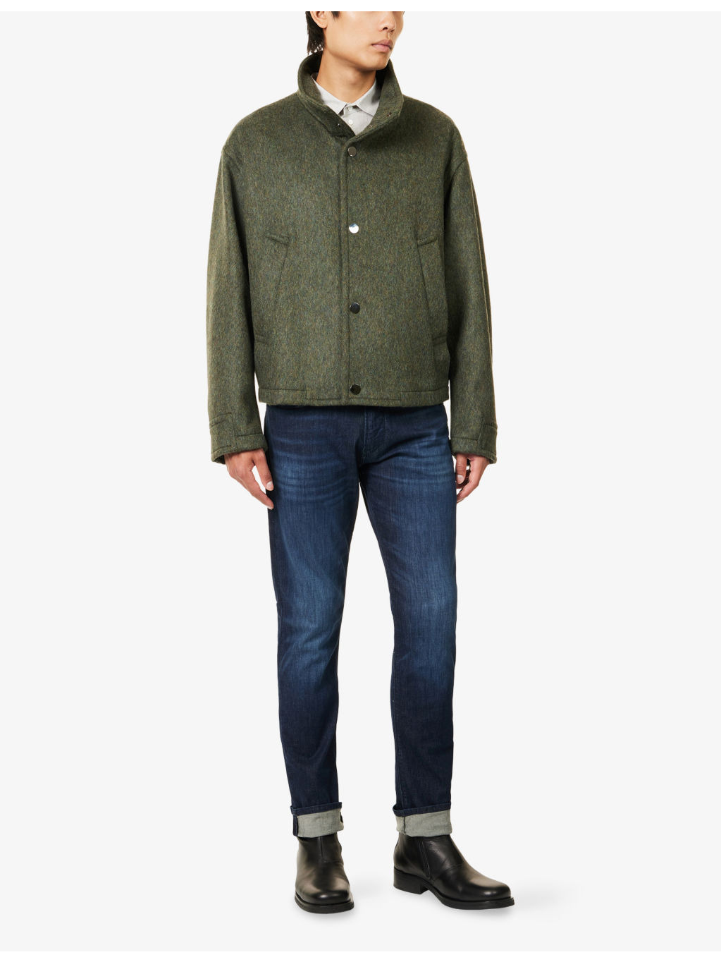 Loden Blouson Straight-Fit Wool-Blend Jacket - 2