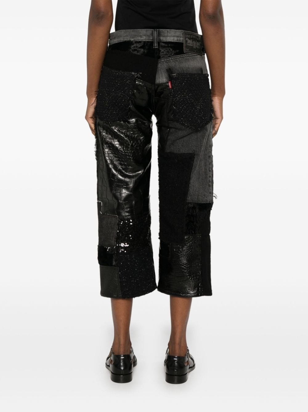 x Levi's patchwork jeans - 4