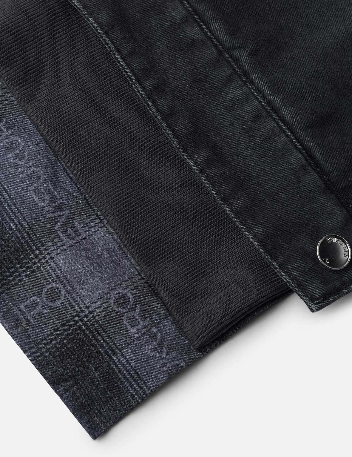 Multi-pocket and Layering Effect Relax Fit Trucker Jacket - 9