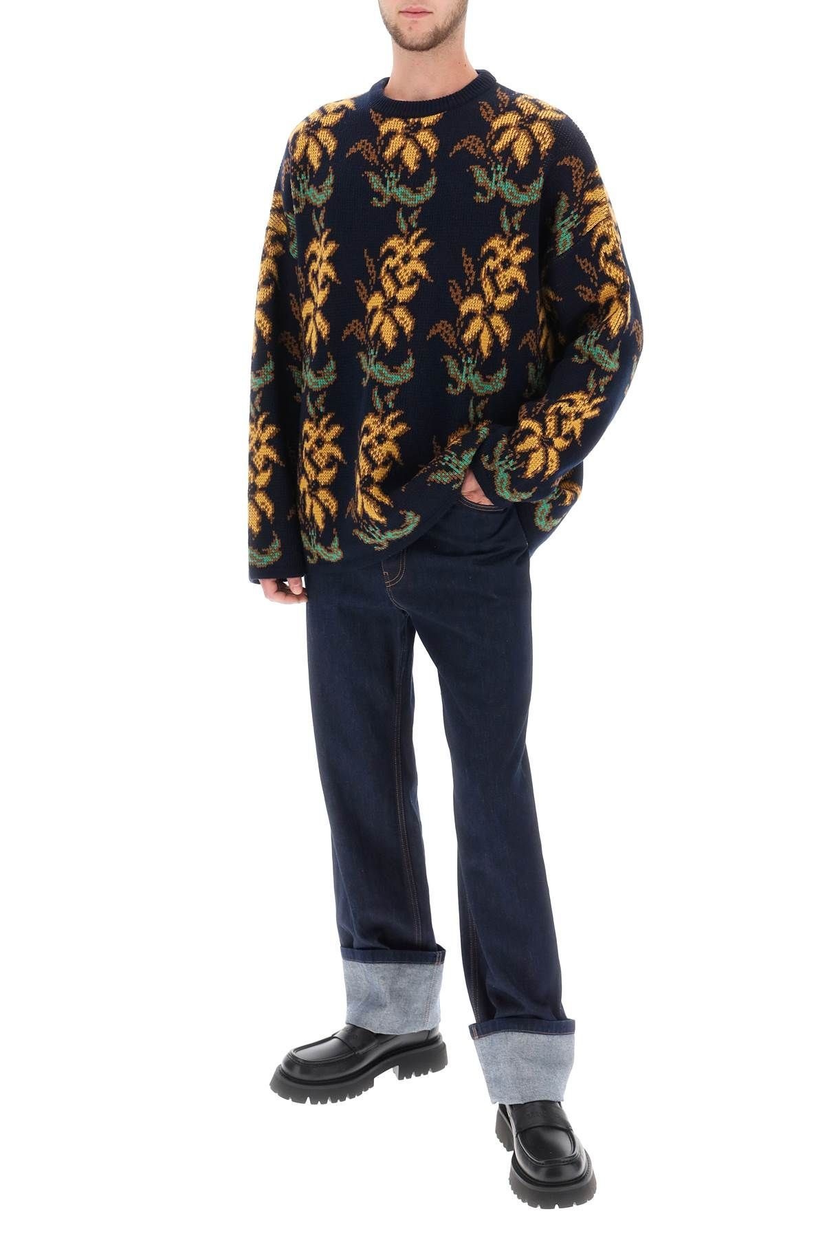 SWEATER WITH FLORAL PATTERN - 2