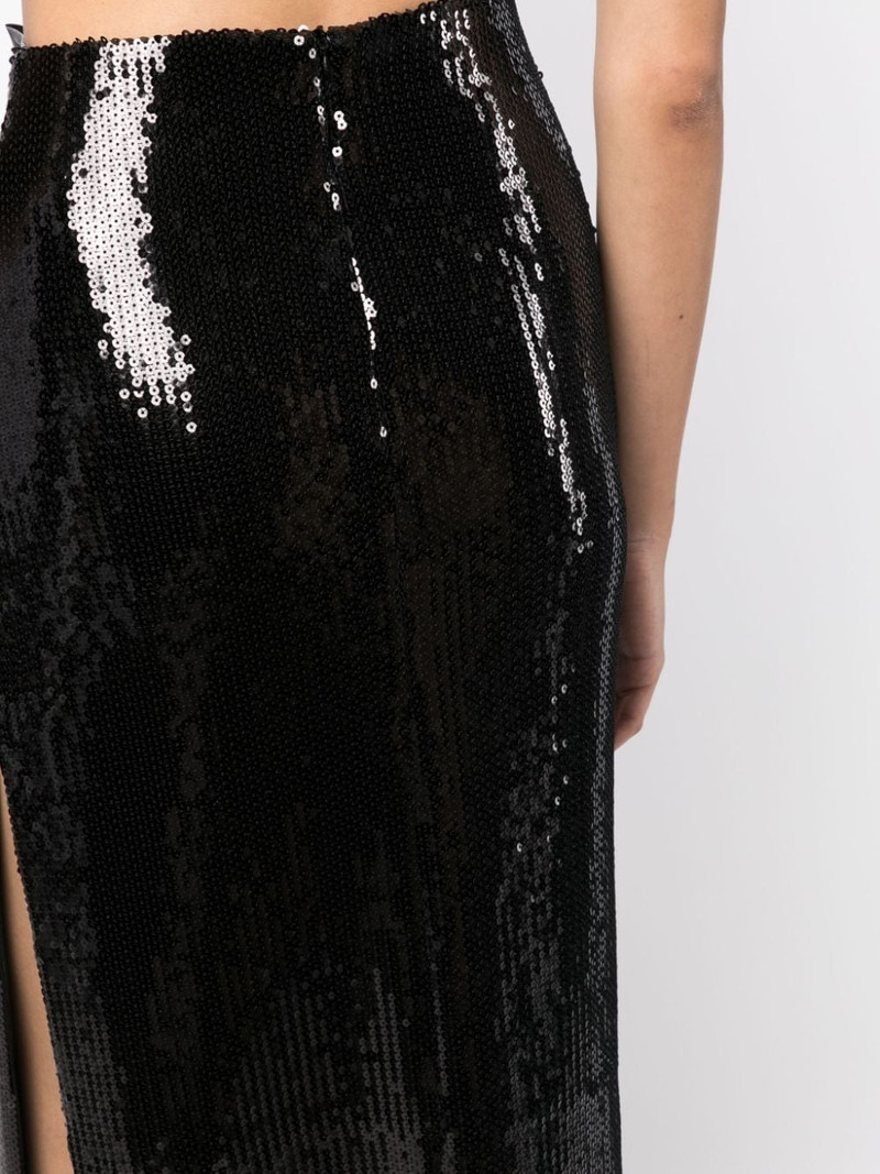 sequin-embellished maxi skirt 5
