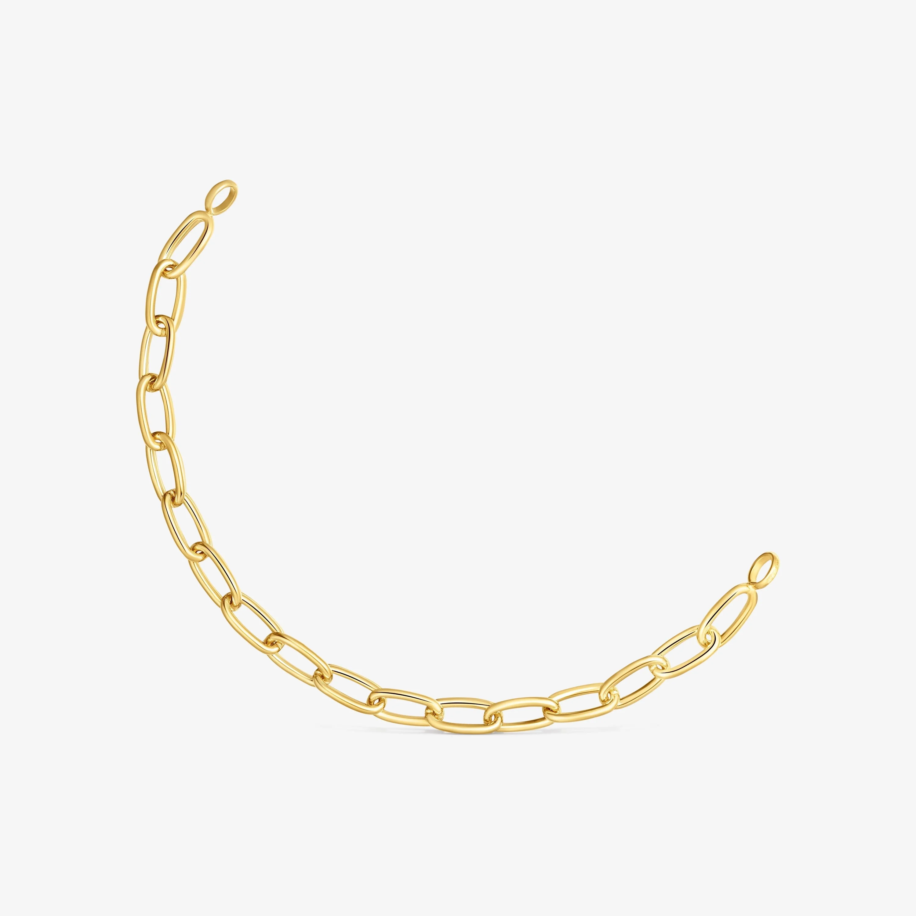 Hold Oval XL chain Bracelet with 18K gold vermeil - 1