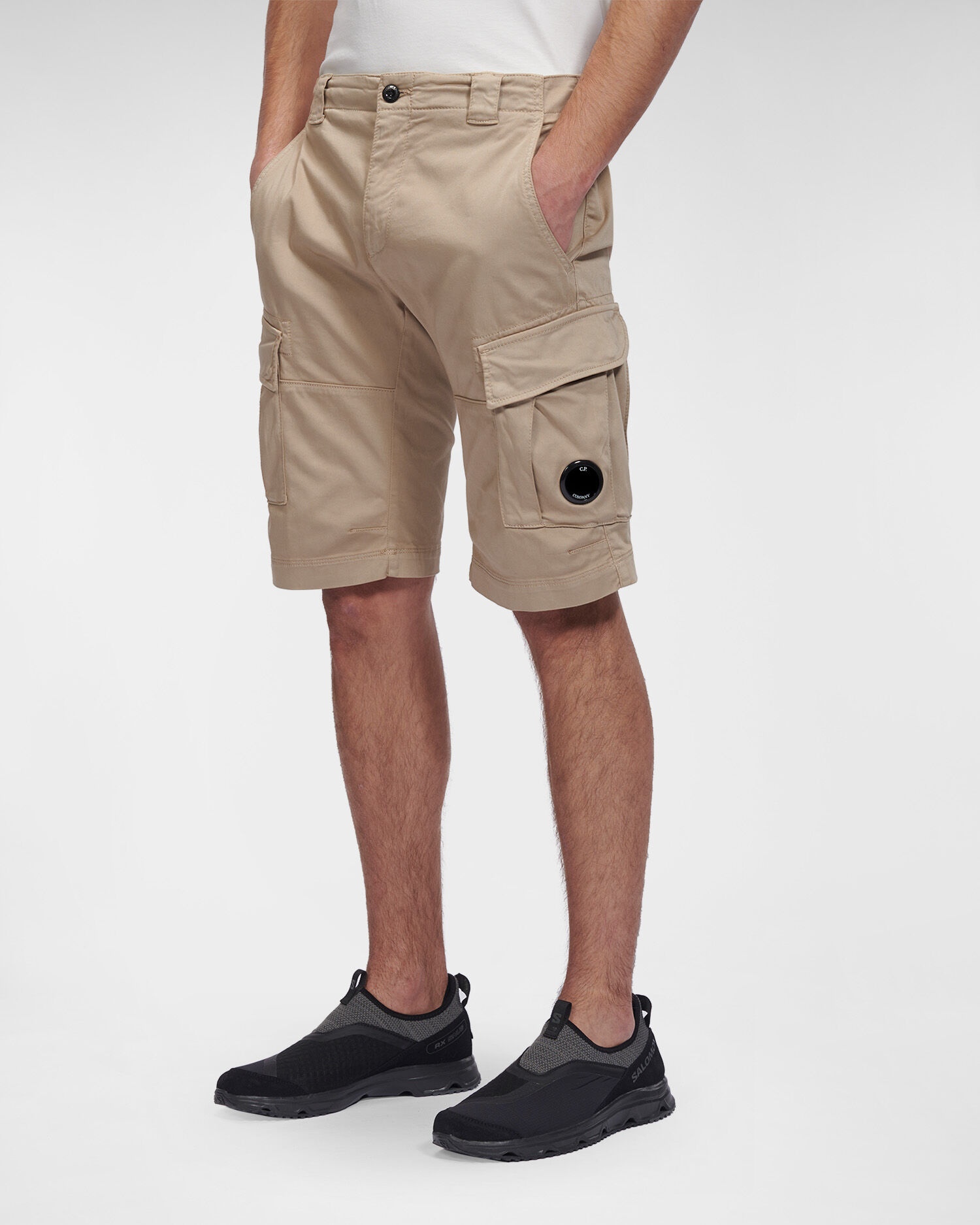 Stretch Sateen Cargo Shorts - 2