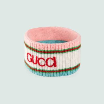 GUCCI adidas x Gucci knit wool headband outlook