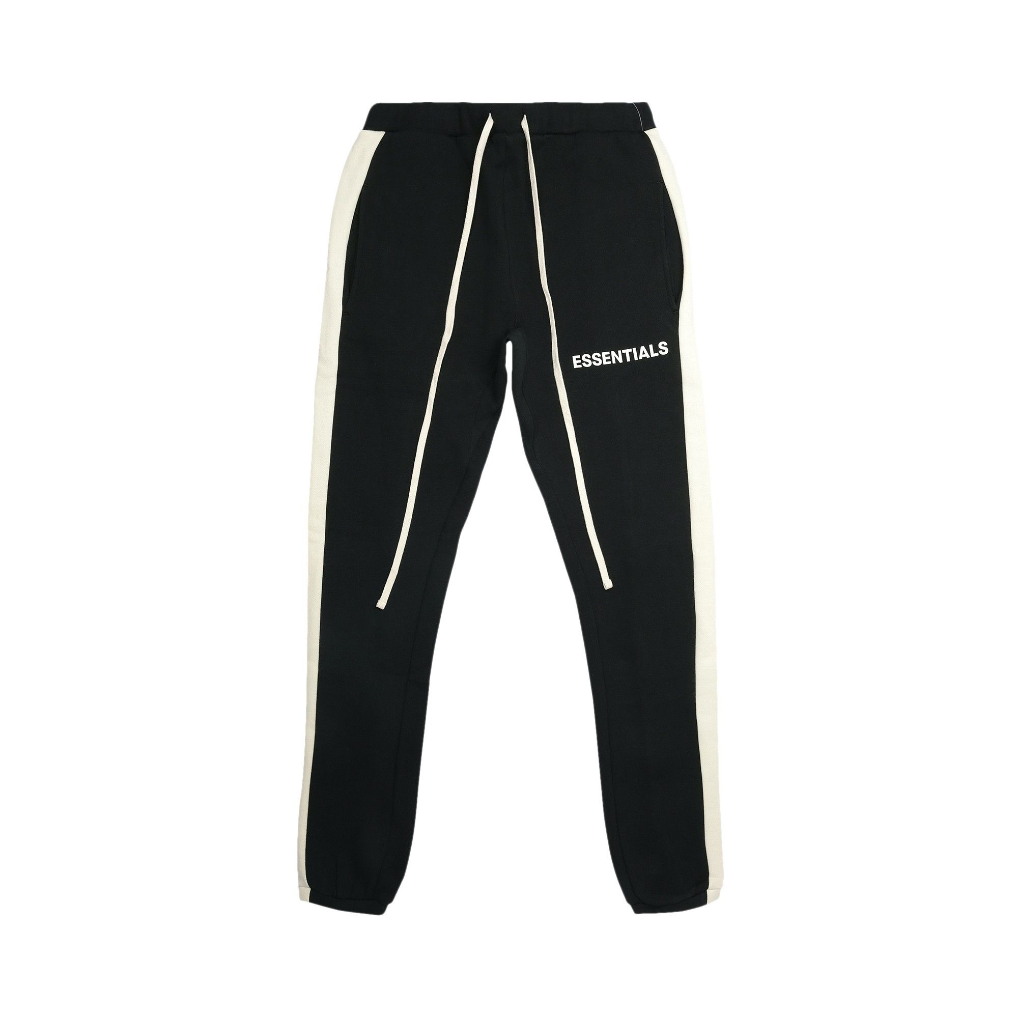 Fear of God Essentials Side Stripe Sweatpants 'Black' - 1