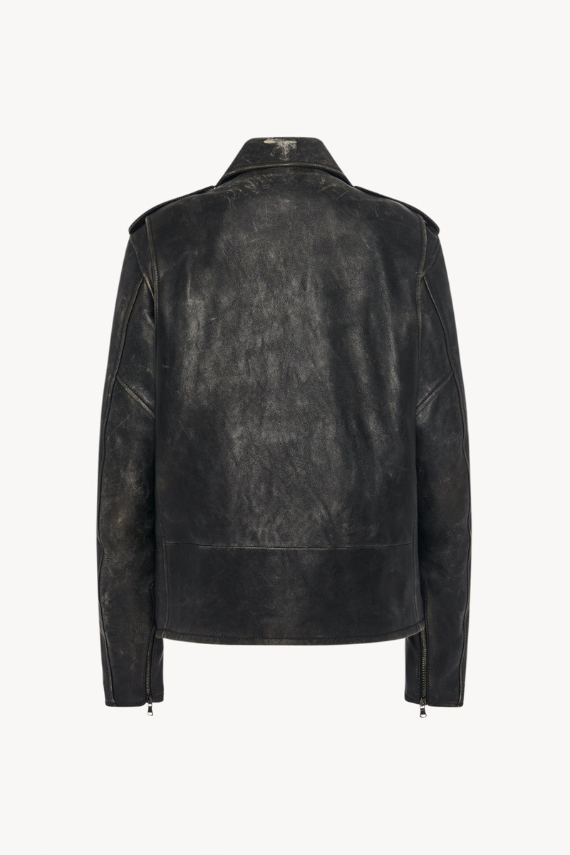 The Row Catilina Jacket in Leather outlook