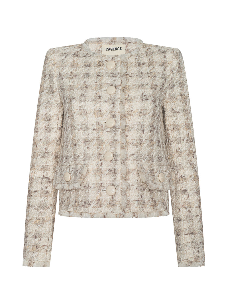 Zell Houndstooth Tweed Jacket 1