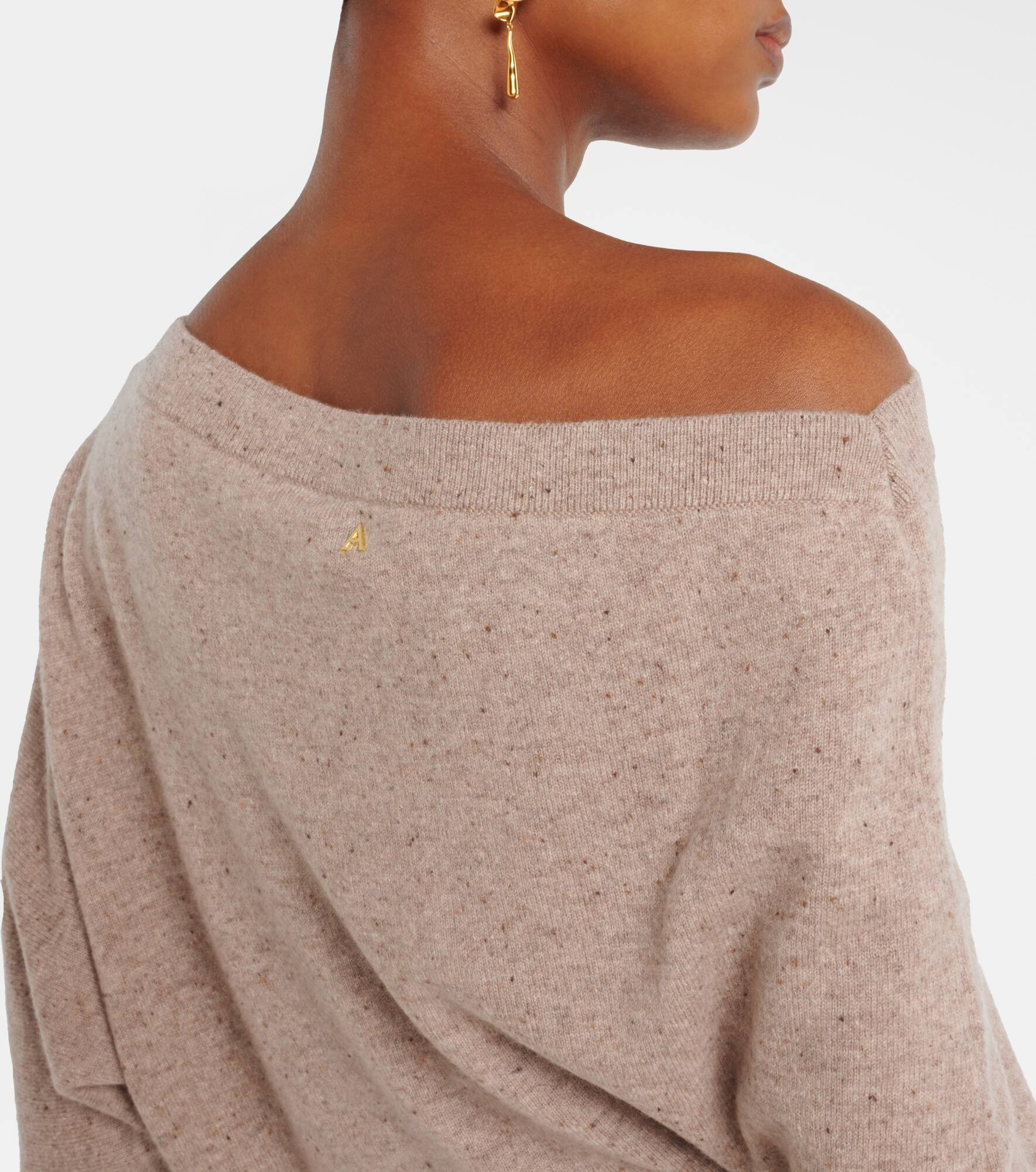 Kasos draped cashmere maxi dress - 6