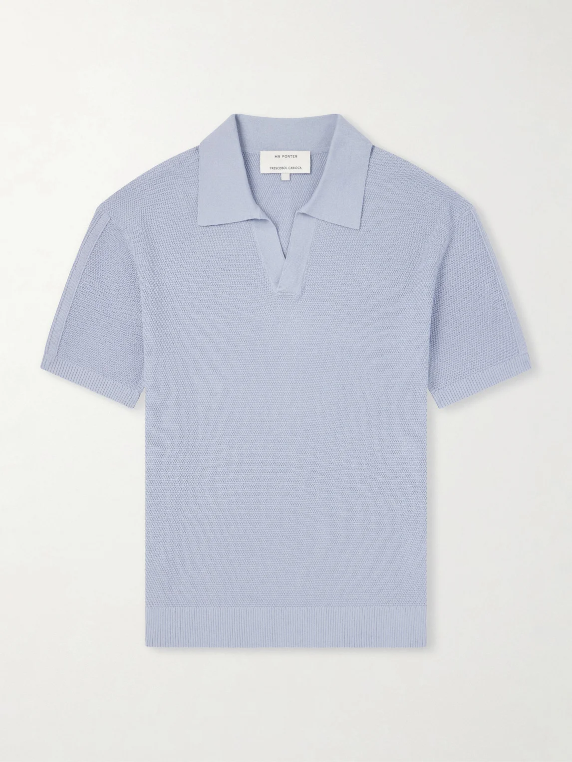 Rino Knitted Cotton Polo Shirt - 1