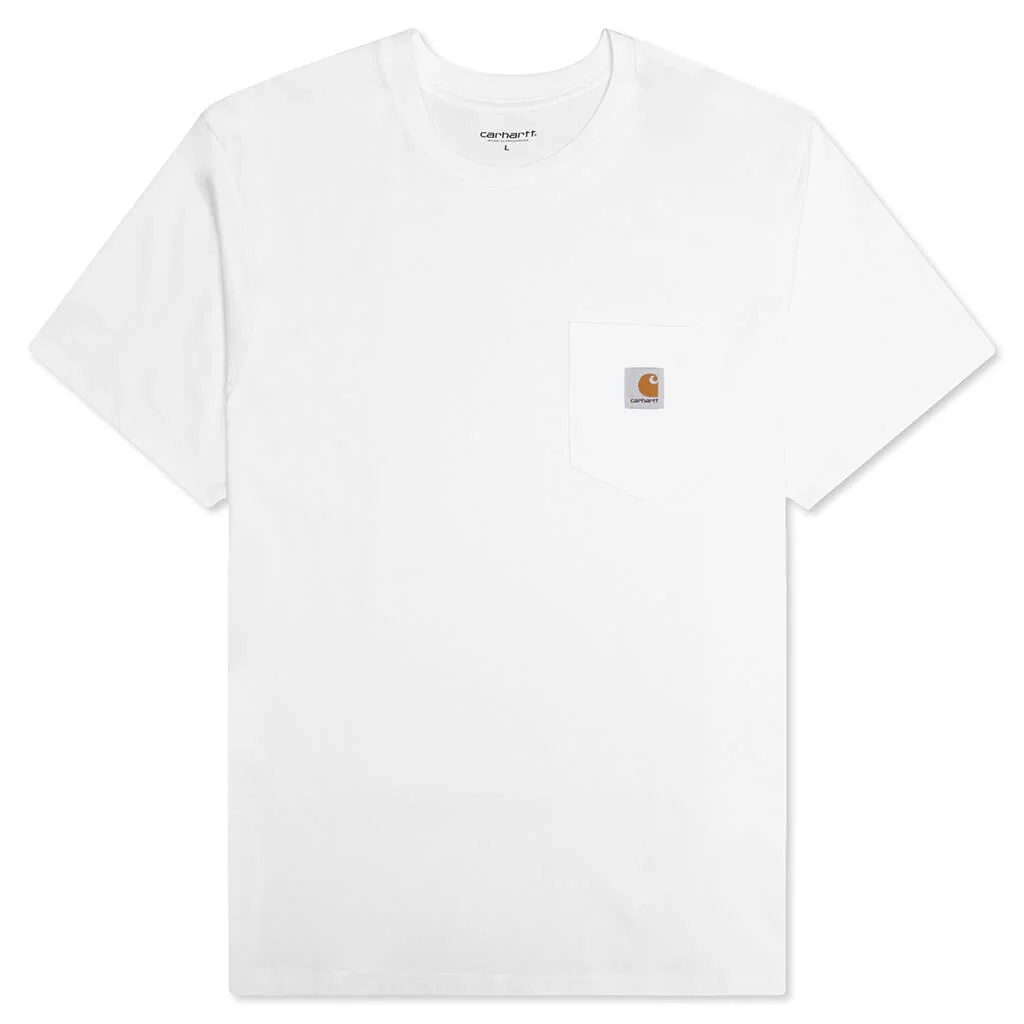 CARHARTT WIP POCKET S/S T-SHIRT - WHITE - 1
