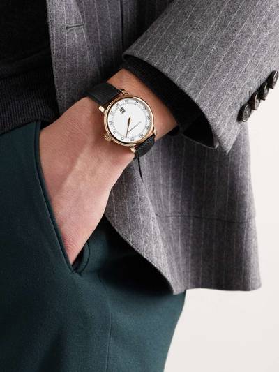 Chopard L.U.C Quattro Spirit 25 Limited Edition 40mm 18-Karat Rose Gold and Textured-Leather Watch, Ref. No. outlook