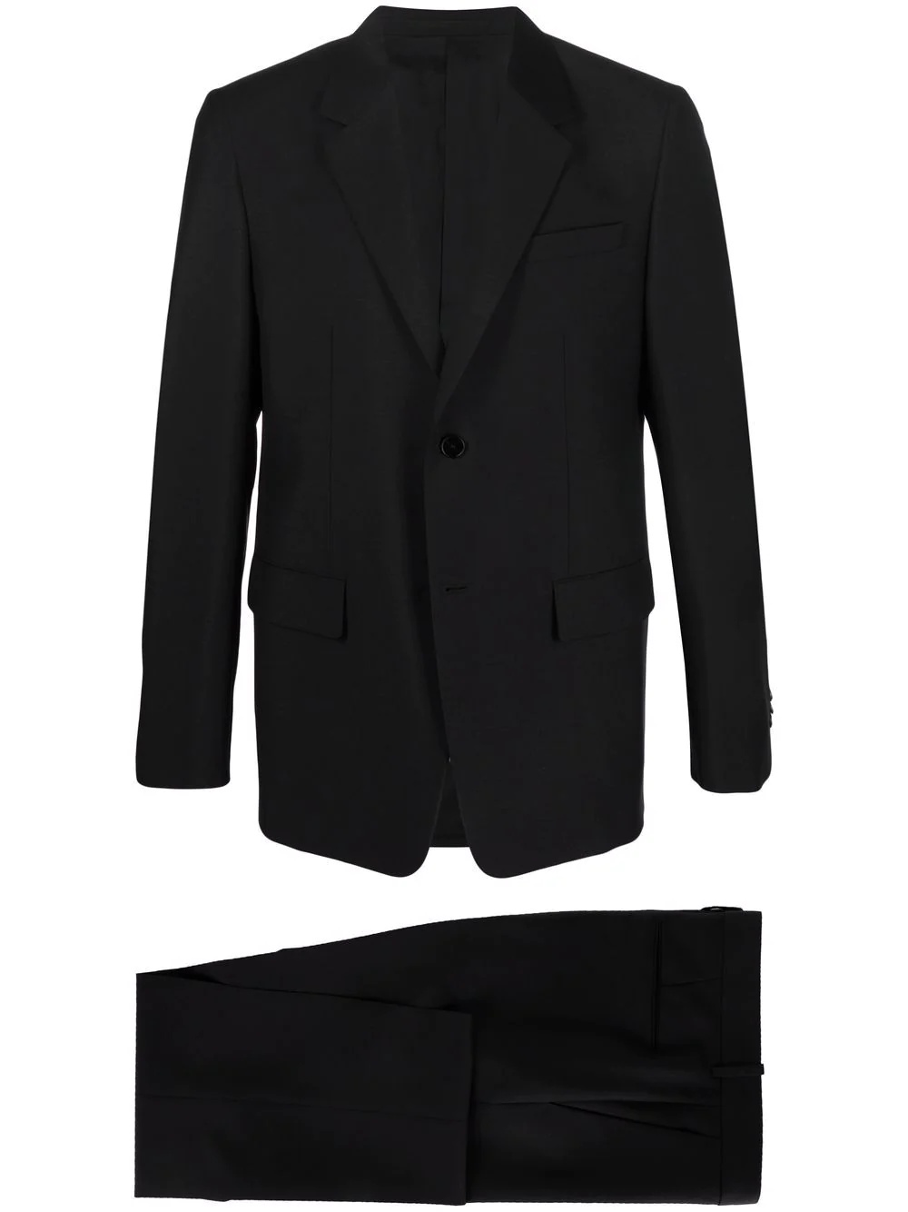 single-breasted two-piece suit - 1