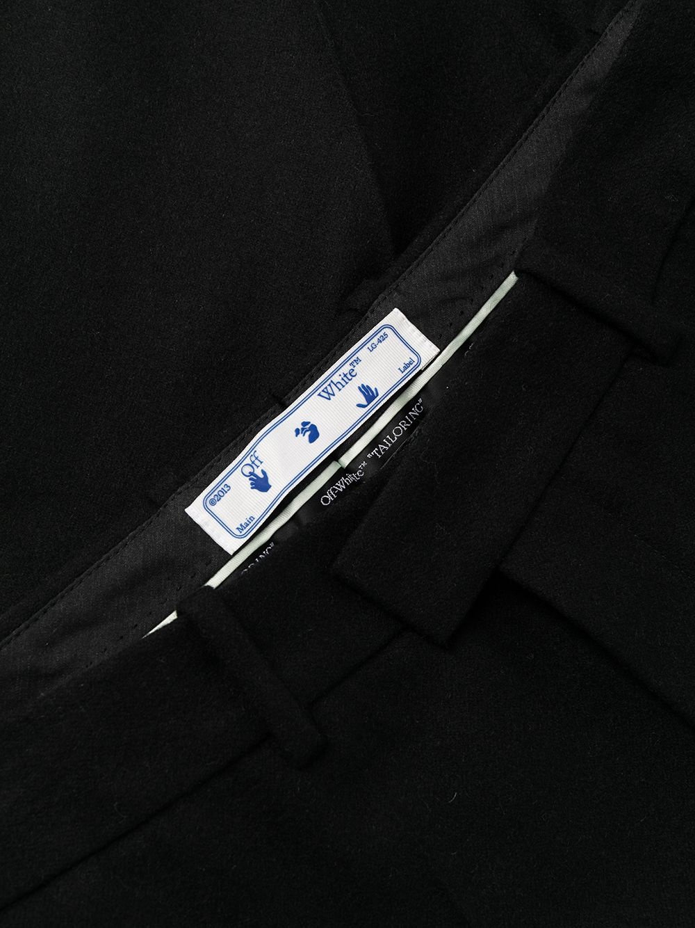 mid-rise tailored trousers - 6