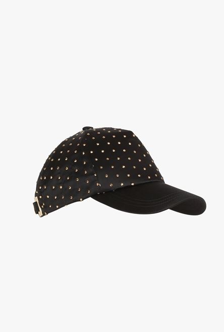 Black and gold satiny cap - 2