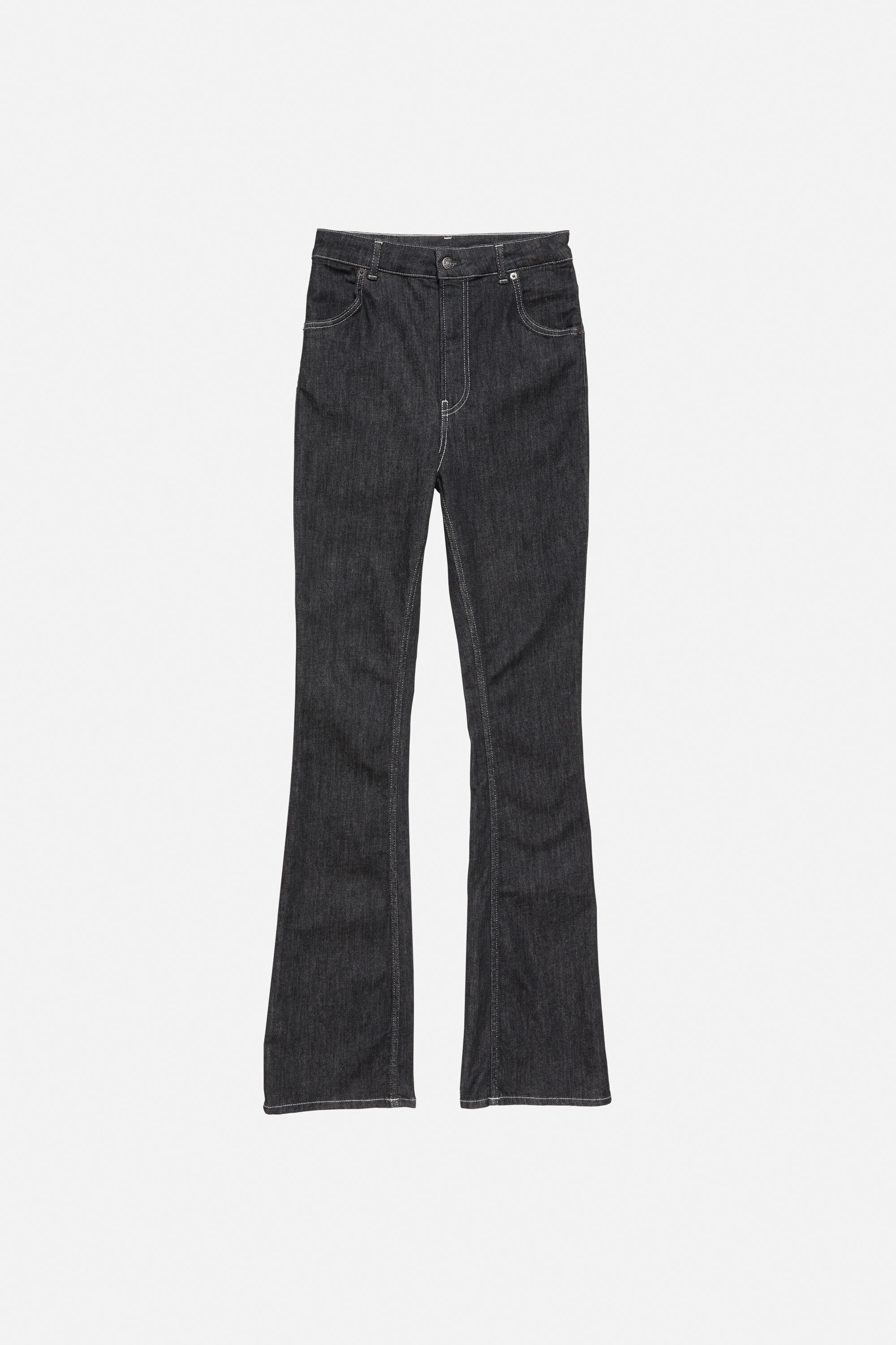 Stretch denim trousers - Black - 6