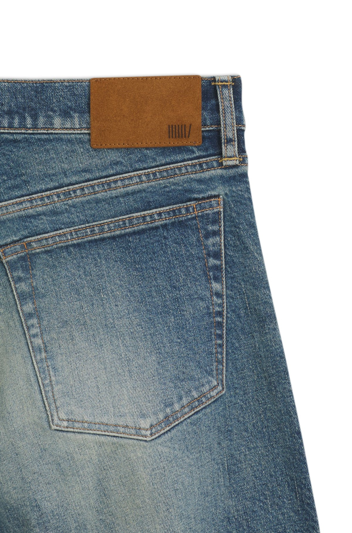 BECKHAM X BOSS SLIM-FIT JEANS IN VINTAGE-WASH DENIM - 6