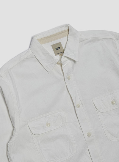 Nigel Cabourn FOB Factory Ox Work Shirt White outlook