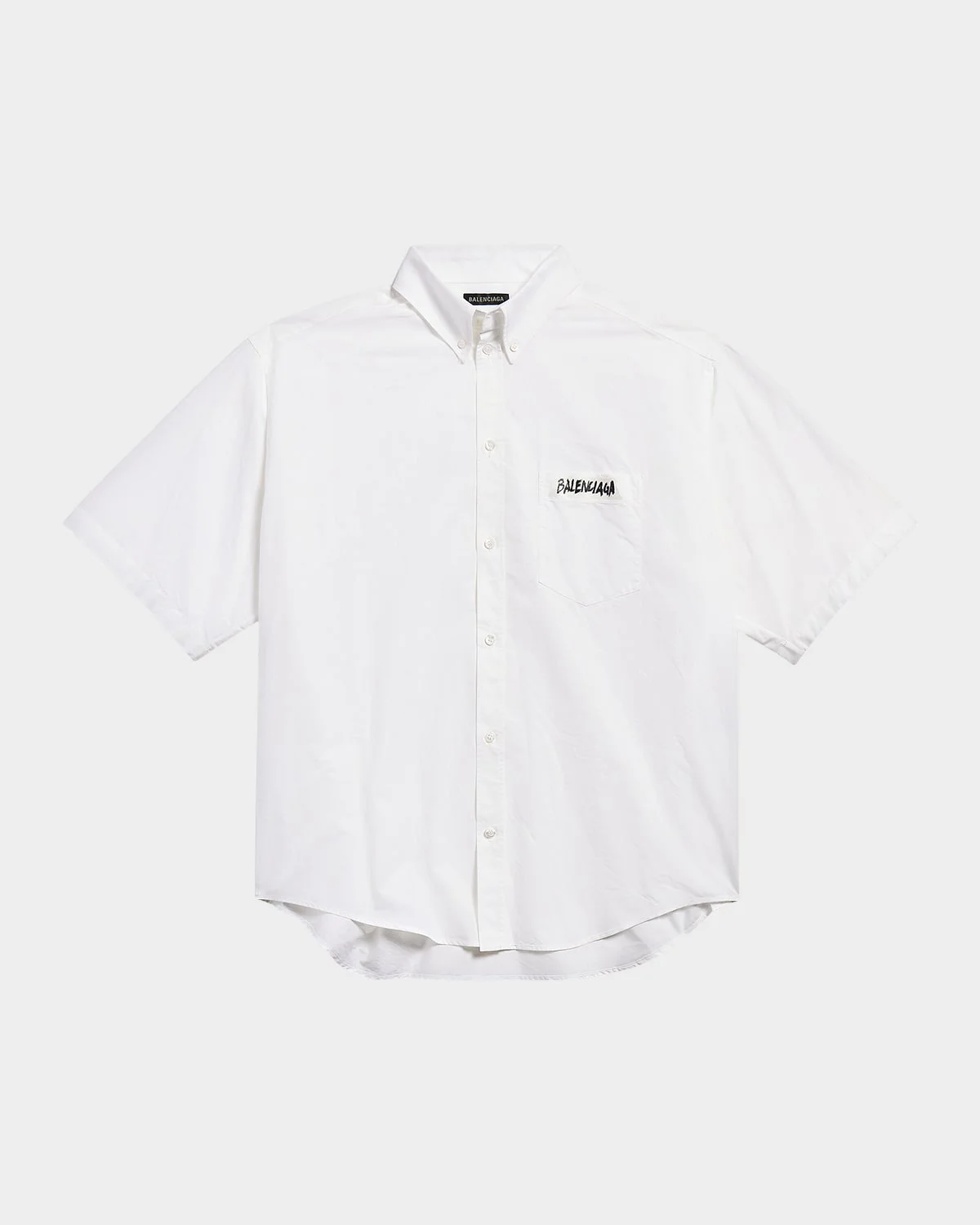 Men's Masking Tape Logo Short-Sleeve Shirt - 1