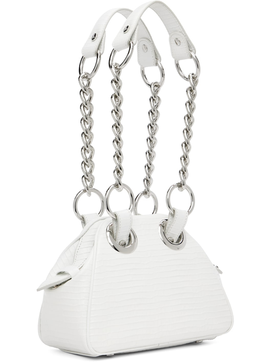 White Archive Orb Chain Handbag - 3