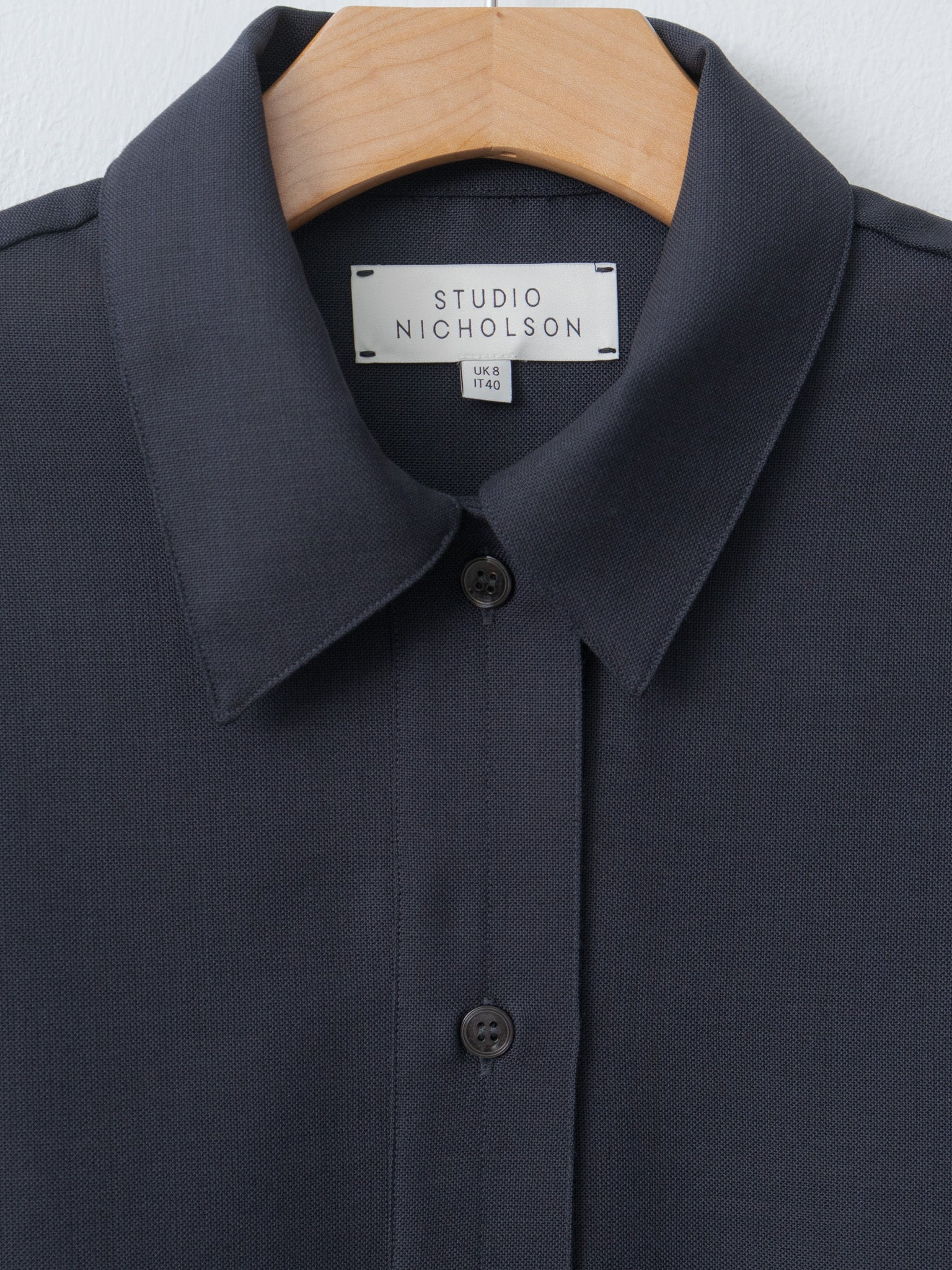 Pinole Half Placket Shirt - Darkest Navy - 6