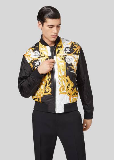 VERSACE Barocco Acanthus Print Bomber Jacket outlook