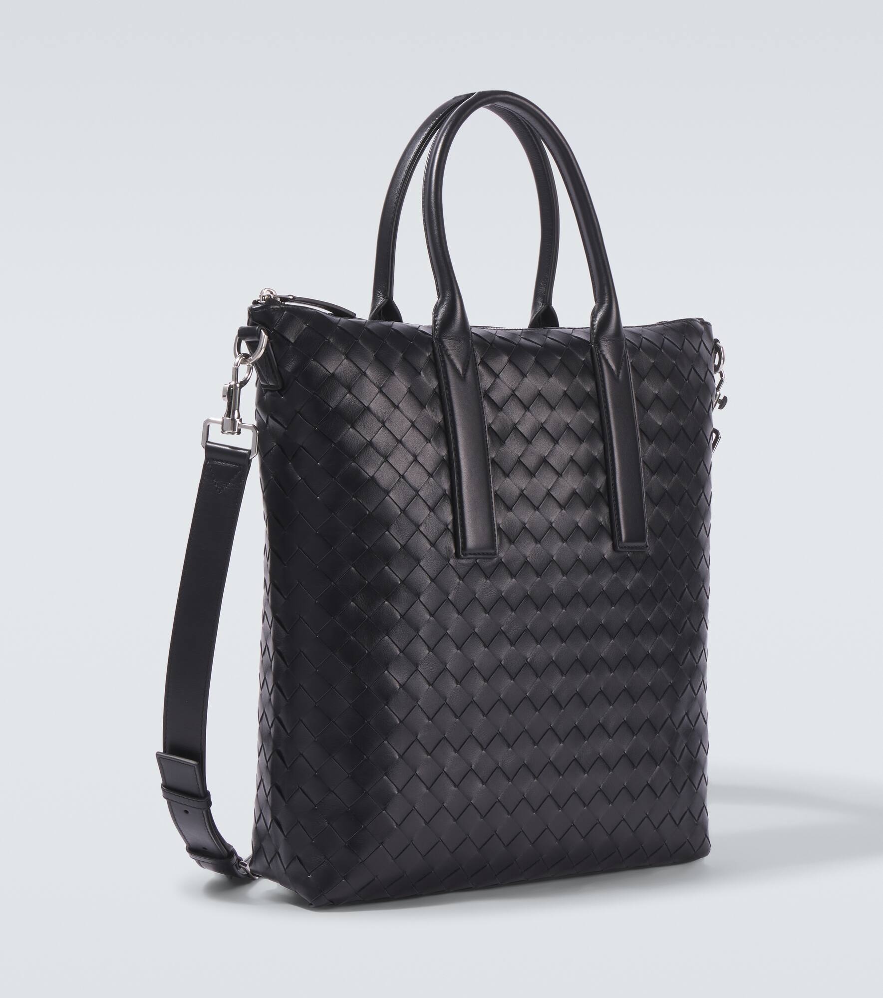 Classic Intrecciato leather tote bag - 5