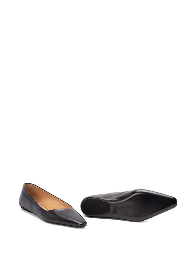 pointed-toe leather ballet flats 3