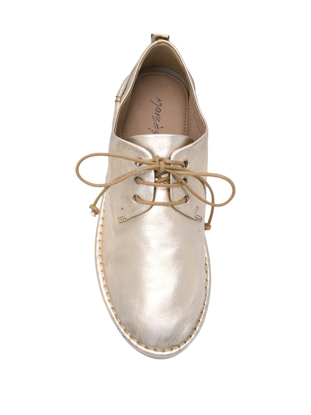 round toe lace-up shoes - 4