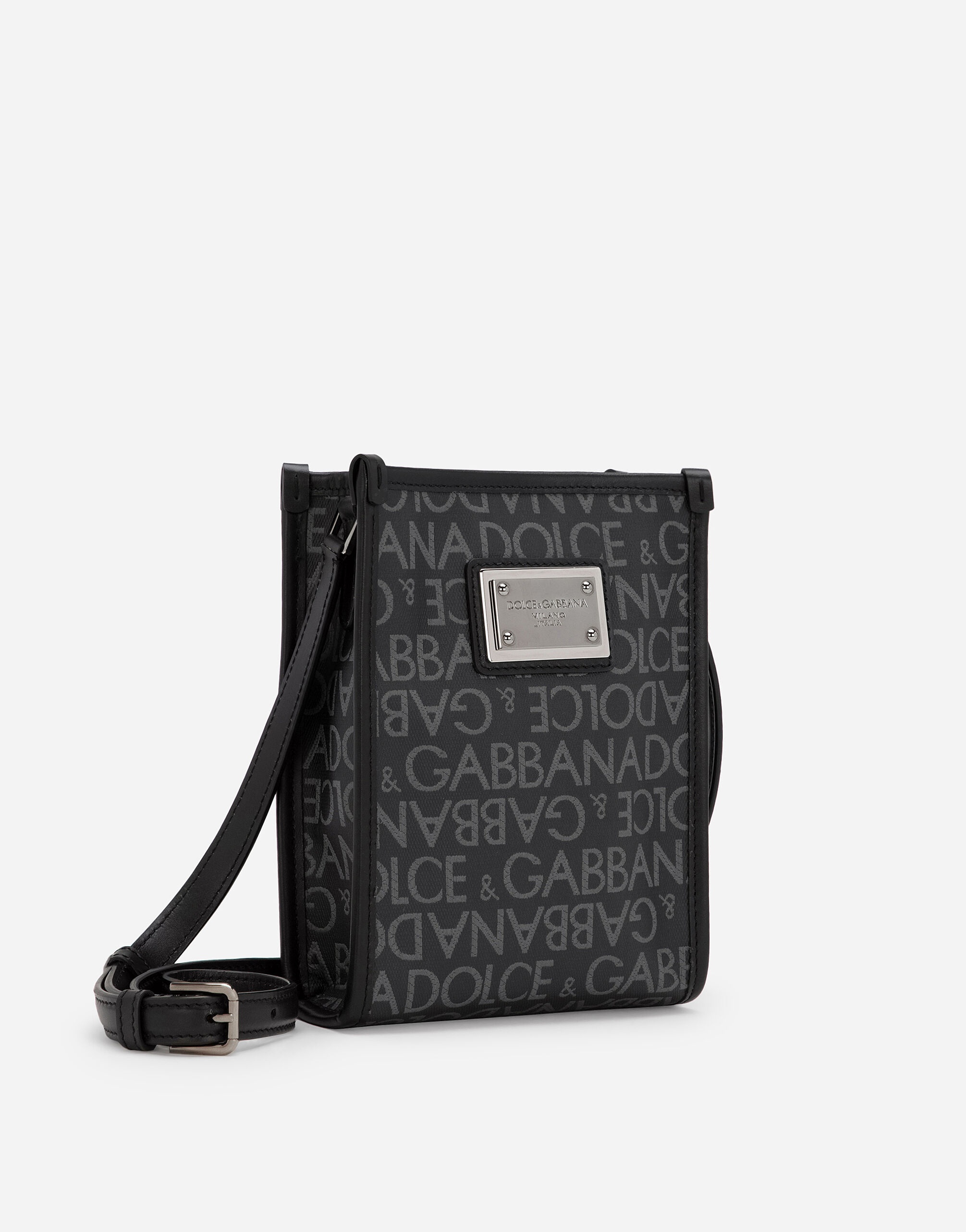 Small printed jacquard shopper - 3