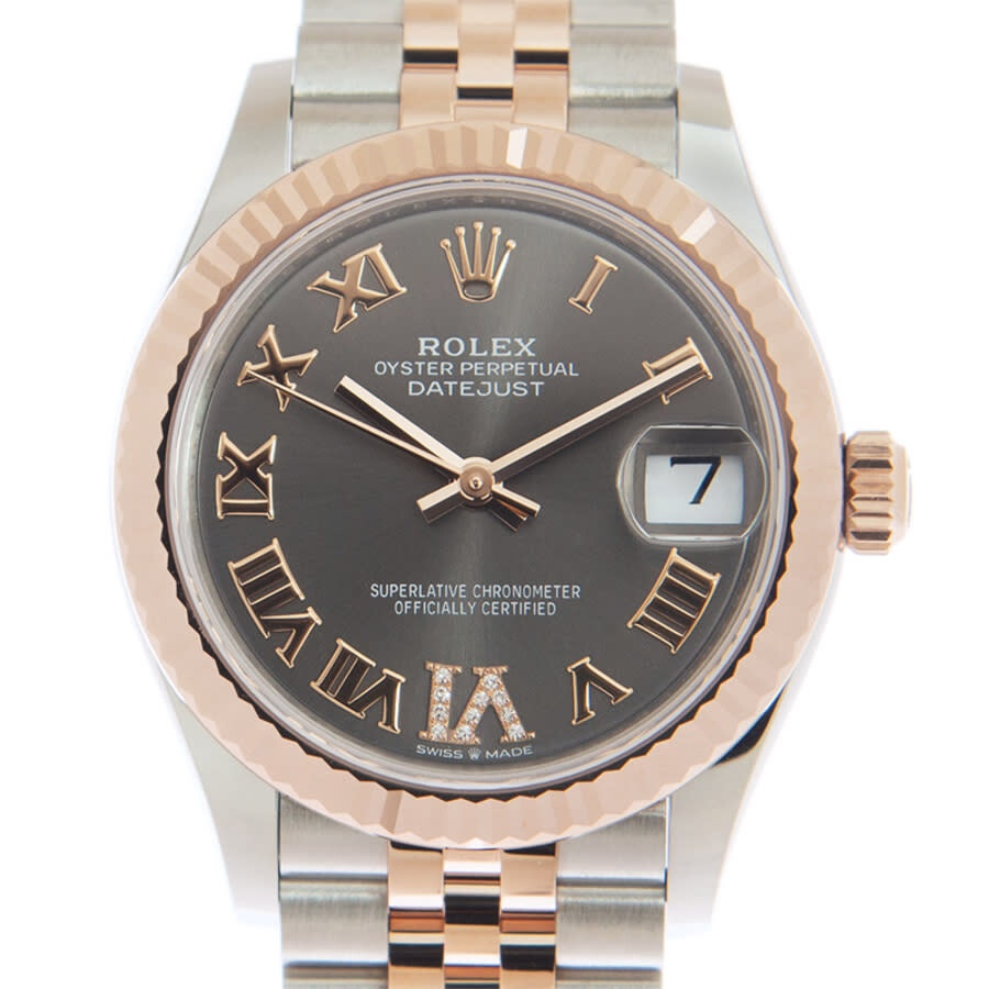 Rolex Datejust 31 Rhodium Diamond Dial Automatic Ladies Steel and 18kt Everose Gold Jubilee Watch 27 - 2