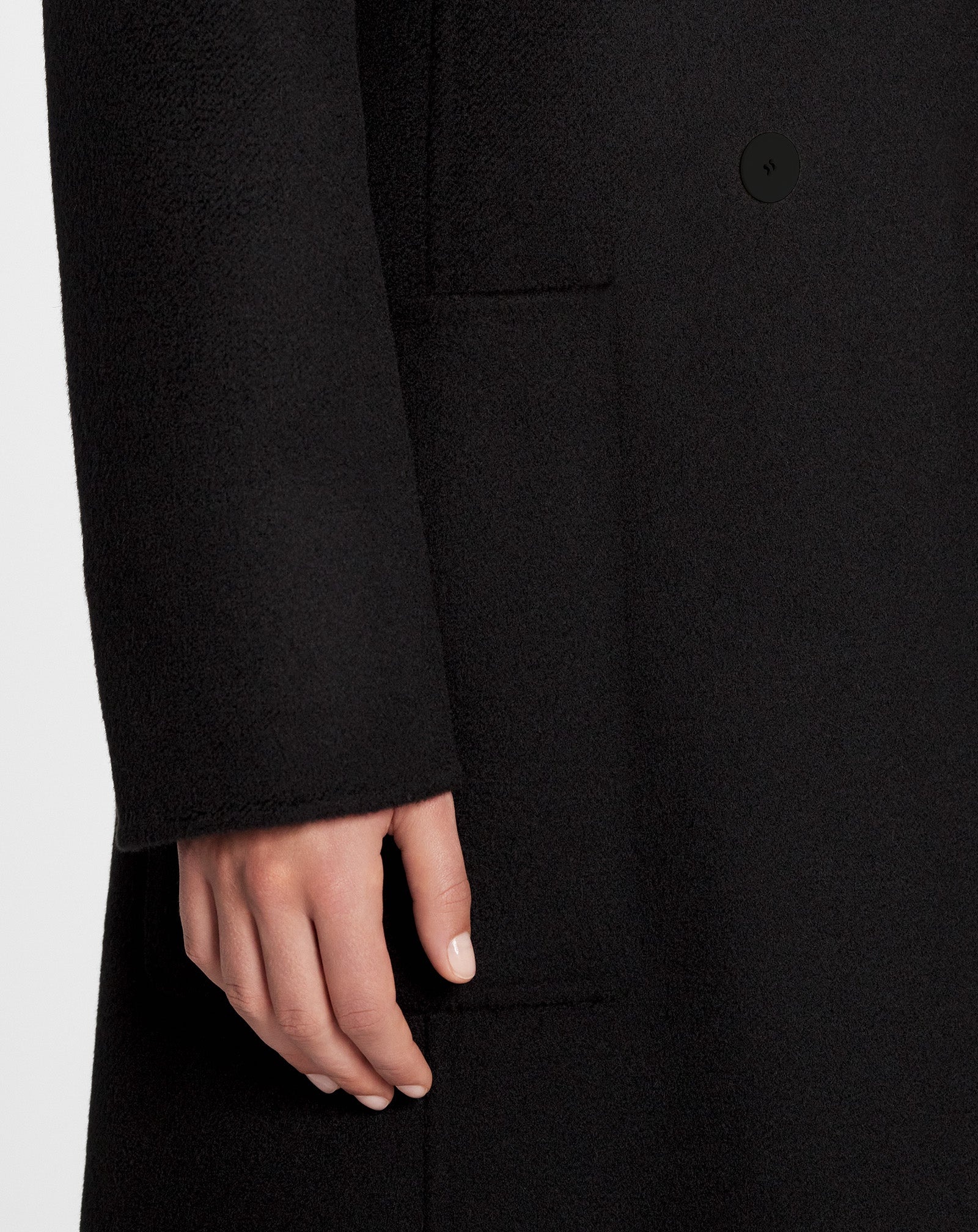 LONG COAT IN DOUBLE-FACED CASHMERE - 5