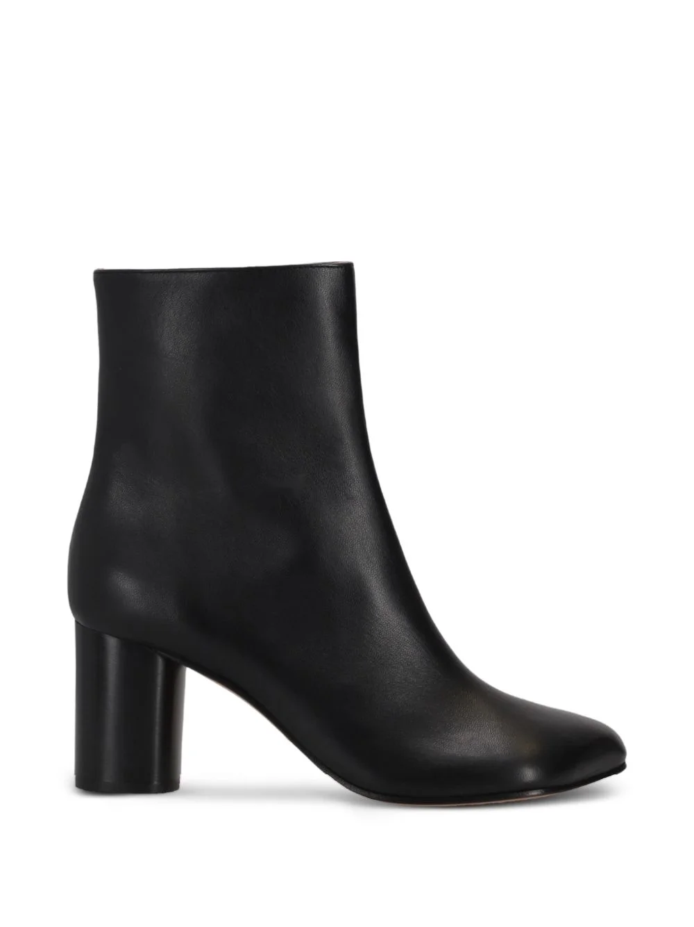 Obliqua leather ankle boots - 1